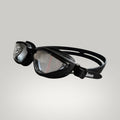 luwa Apex Vision Pro black training goggles with clear lenses and adjustable strap. Features anti-fog coating.