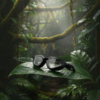 luwa Apex Vision Pro black training goggles with clear lenses and adjustable strap. Features anti-fog coating.