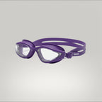 luwa Apex Vision Pro purple clear training goggles with adjustable nose bridge and anti-fog coating.