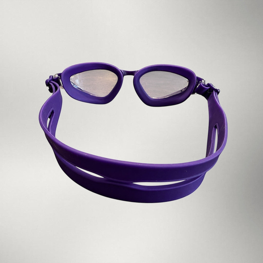 luwa Apex Vision Pro purple clear training goggles with adjustable nose bridge and anti-fog lenses