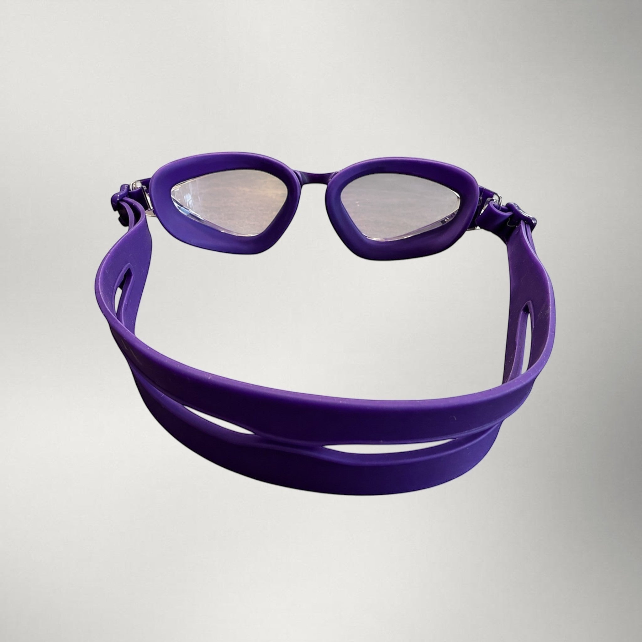 luwa Apex Vision Pro purple clear training goggles with adjustable nose bridge and anti-fog lenses